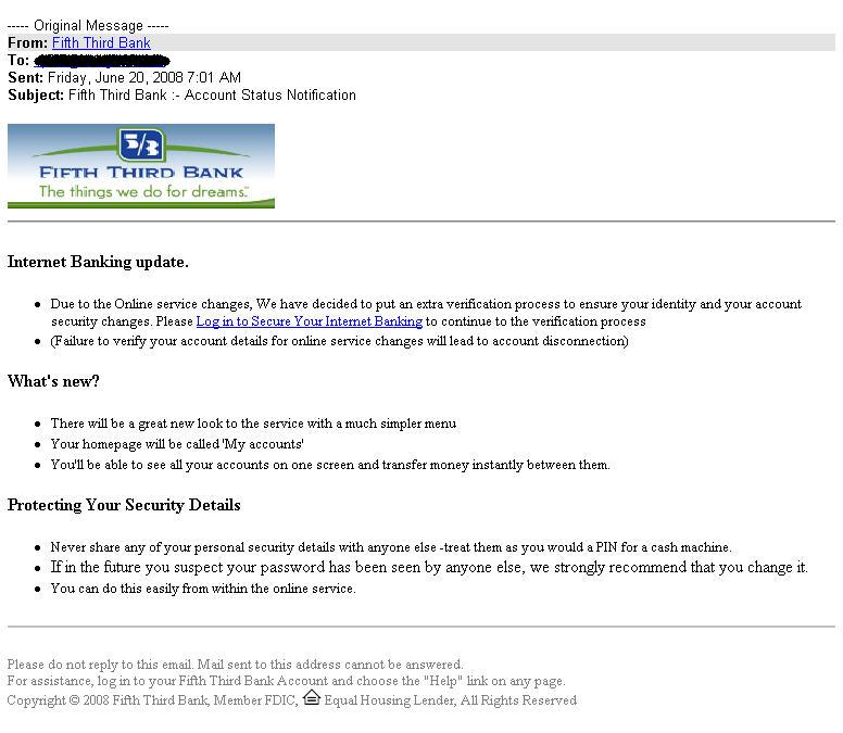 Fraud Alert - June 2008